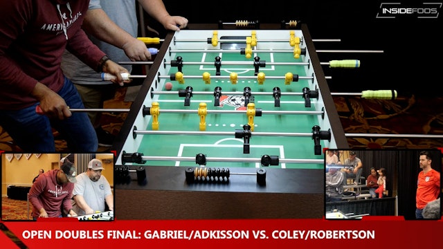 Gabriel/Adkisson vs. Coley/Robertson | Open Doubles Final