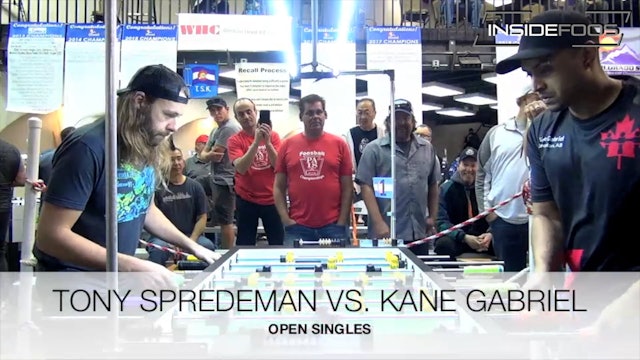 Tony Spredeman vs. Kane Gabriel | Open Singles
