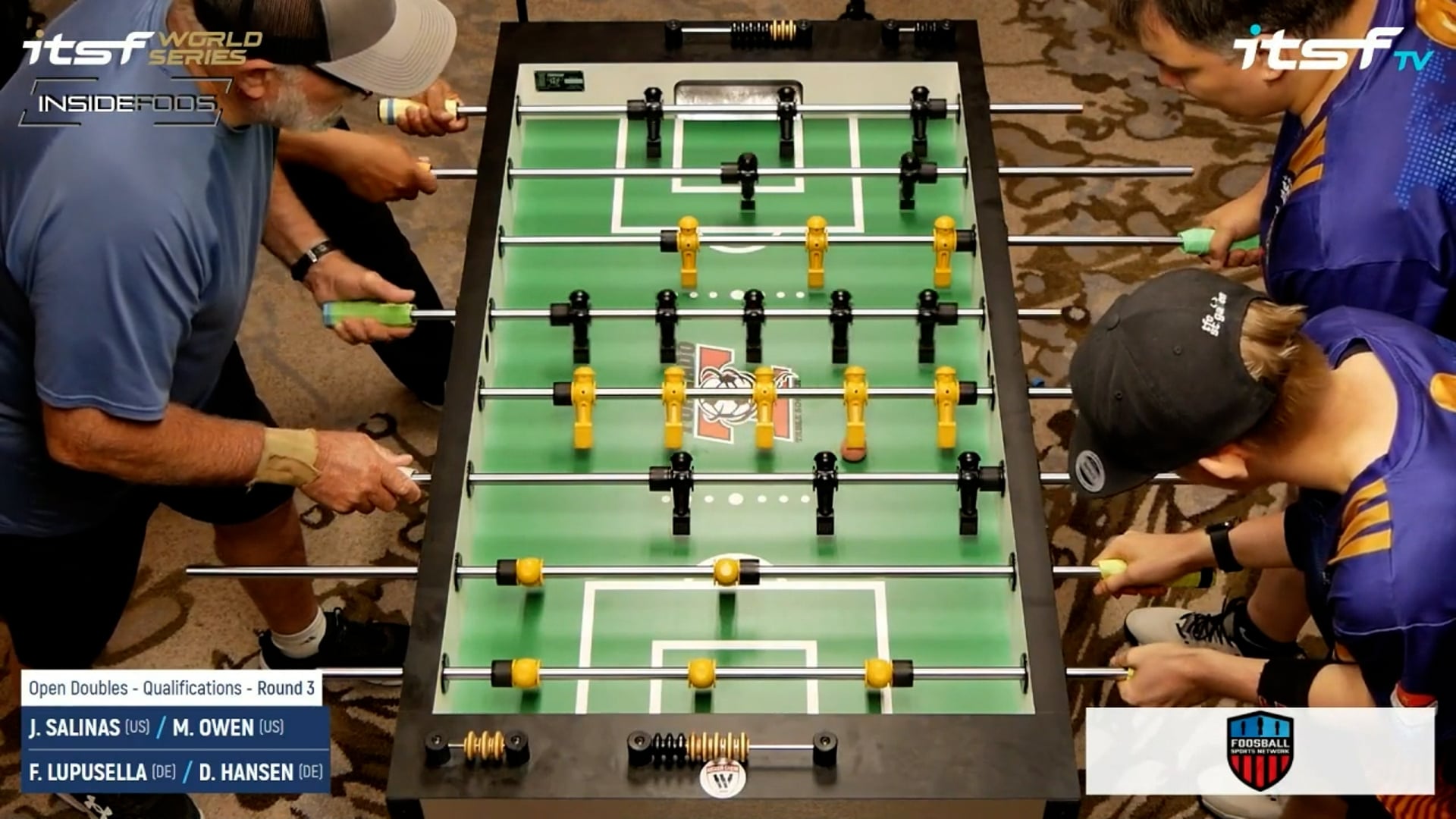 M. Owen/J. Salinas vs. F. Lupusella/D. Hansen | Open Doubles Qualifying Round 3