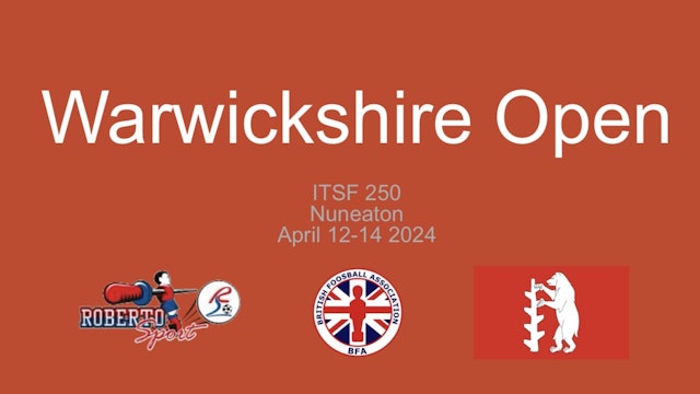 2024 Warwickshire Open | Friday Table 1