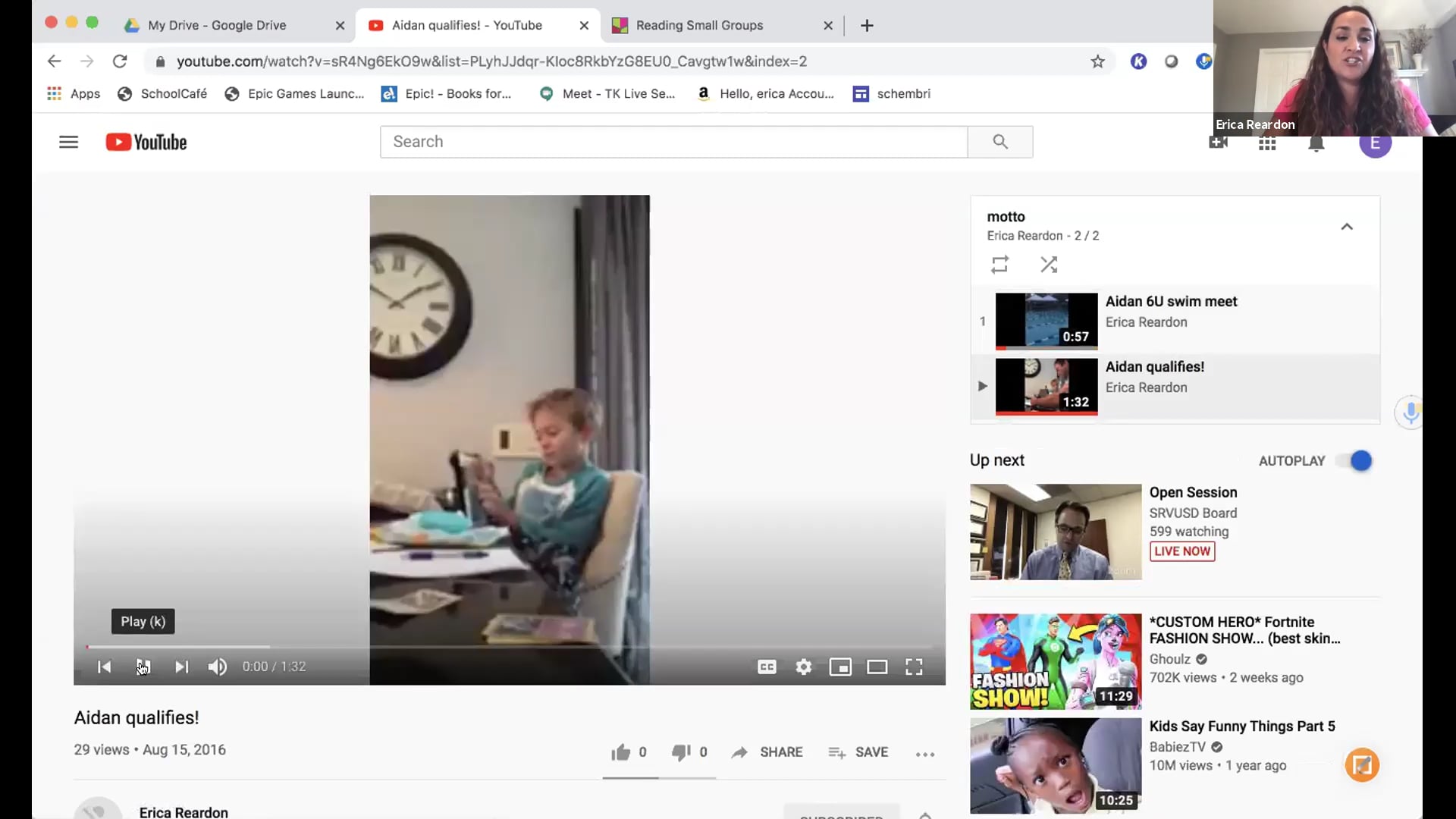 Grades 3-8 Conferences and Small groups 