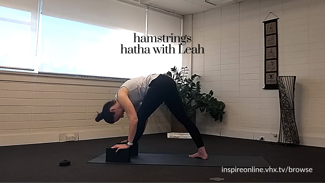 Stretch the hamstrings