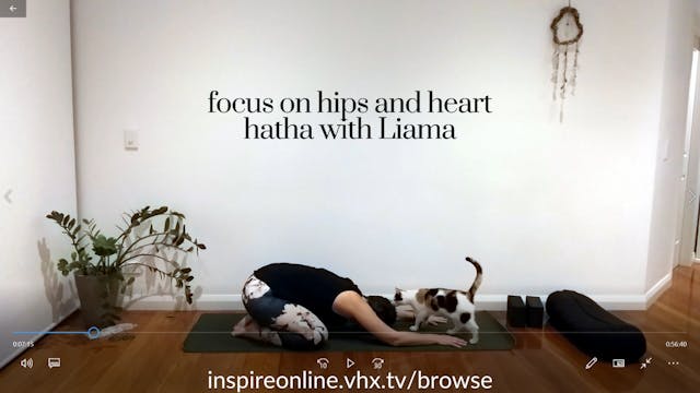 Focus on hips and heart