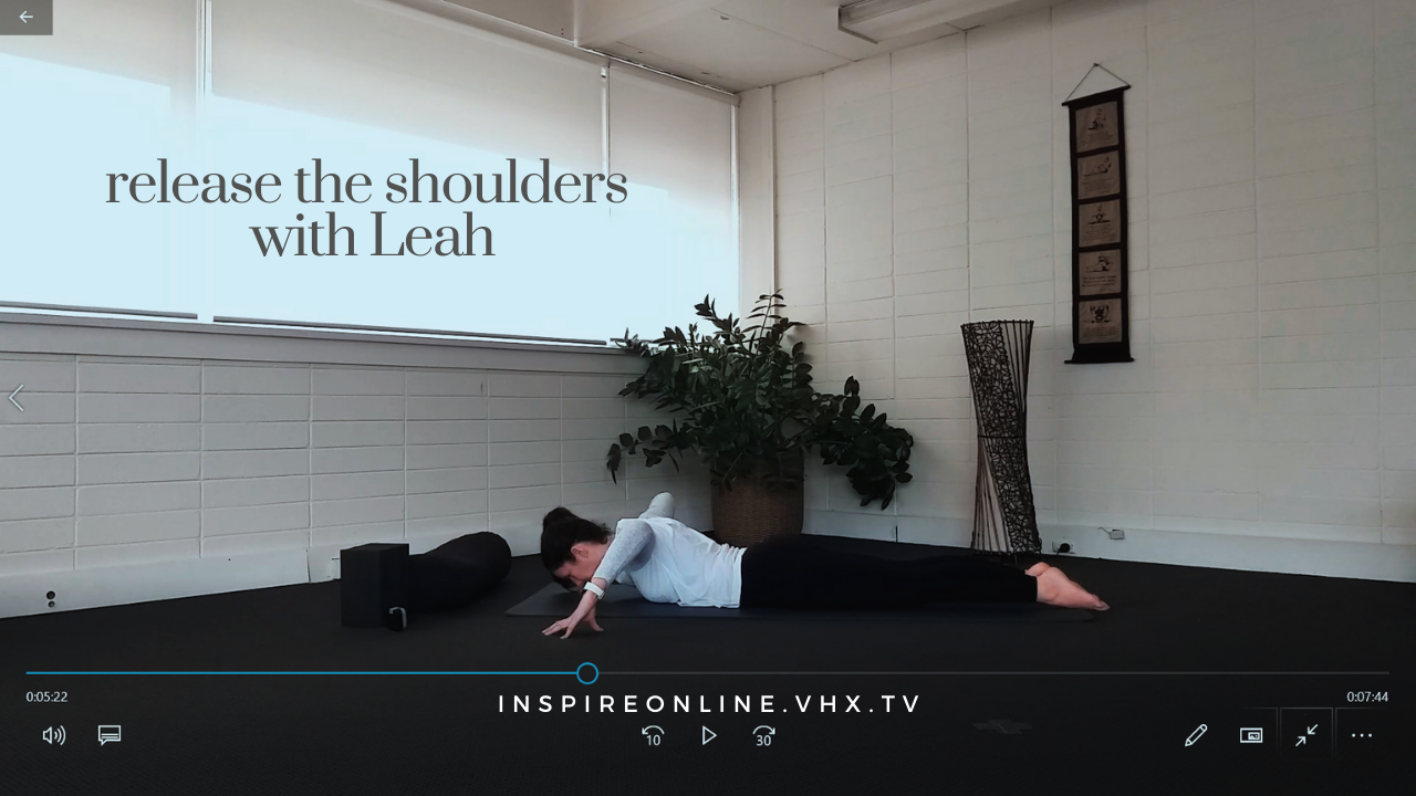 Release the shoulders (40 Min)