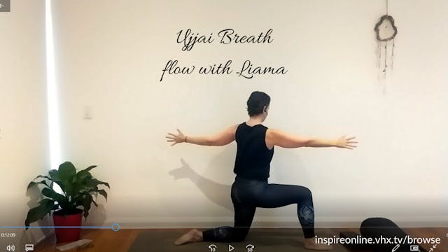 Focus on Ujjai breath in this flow class