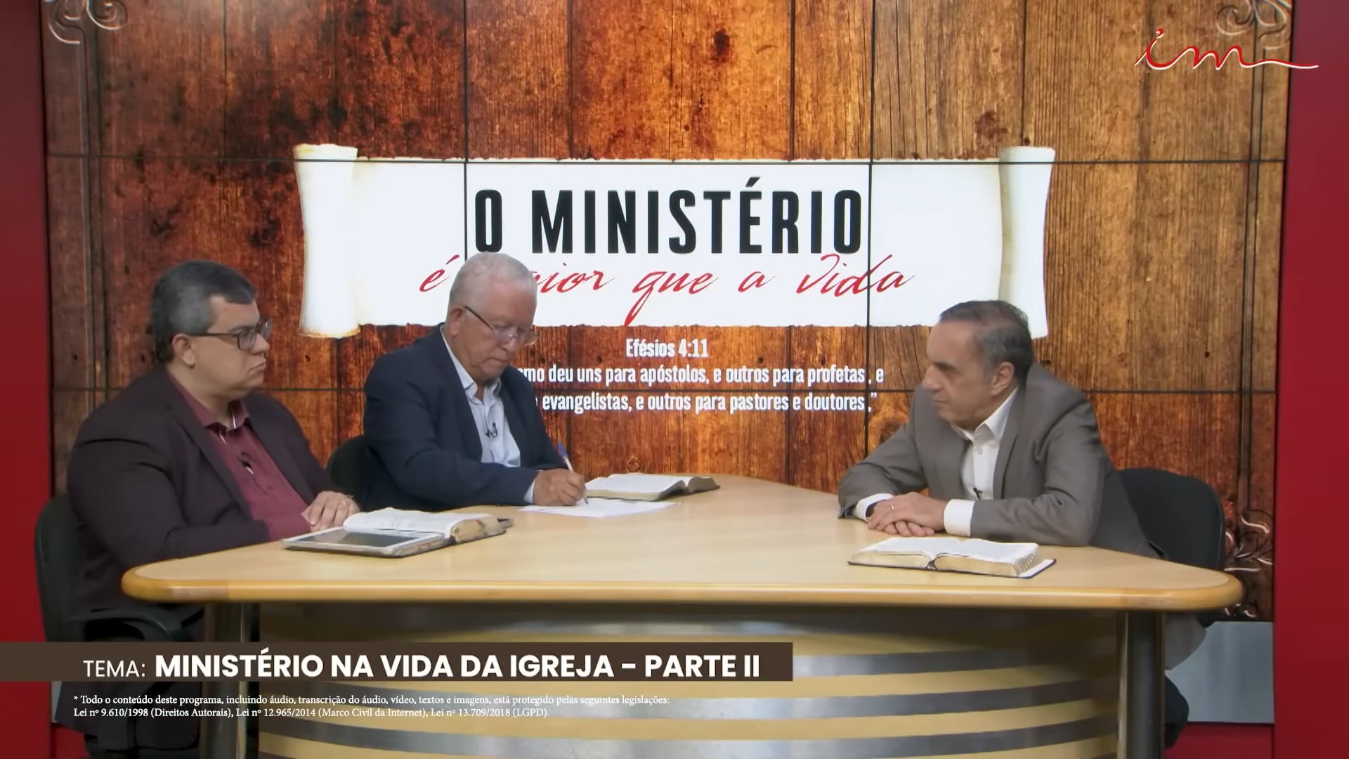 Ministério na Vida da Igreja - Parte II