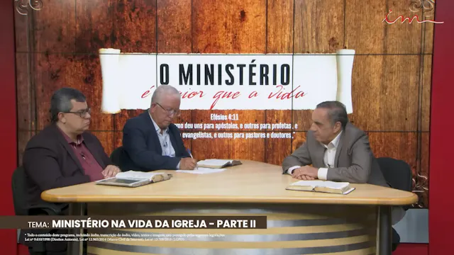 Ministério na Vida da Igreja - Parte II