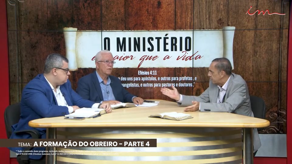 A Formação do Obreiro - Parte IV