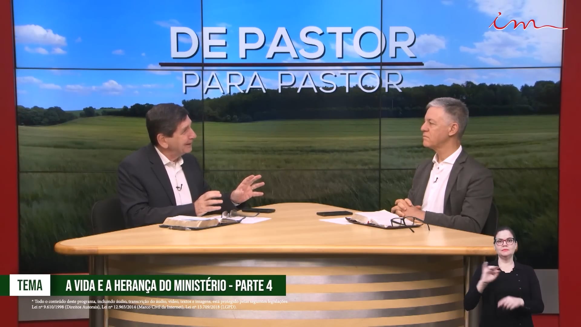 A Vida e a Herança do Ministerio - Parte IV