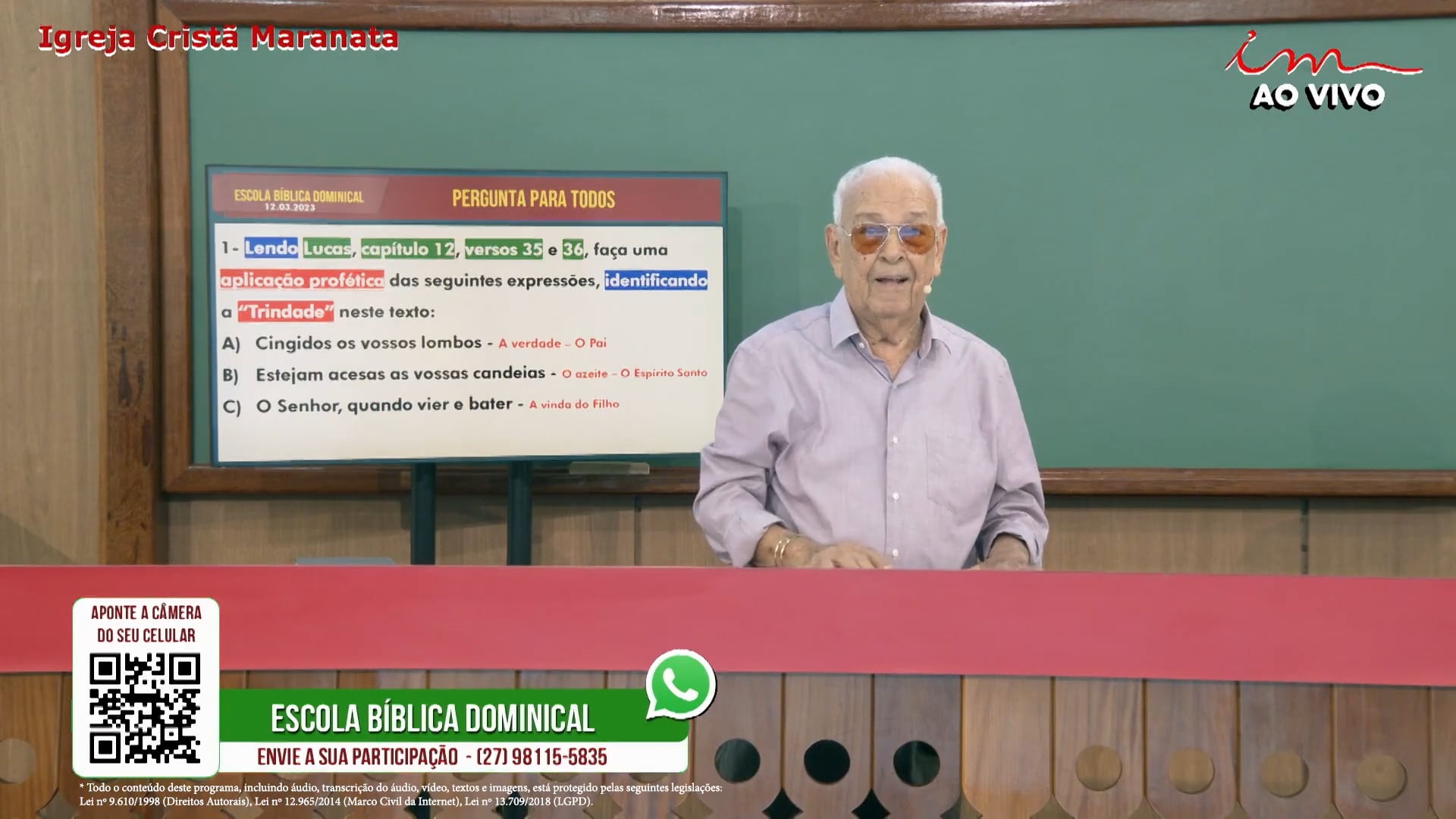 Cantares 5: A última hora da Igreja Fiel