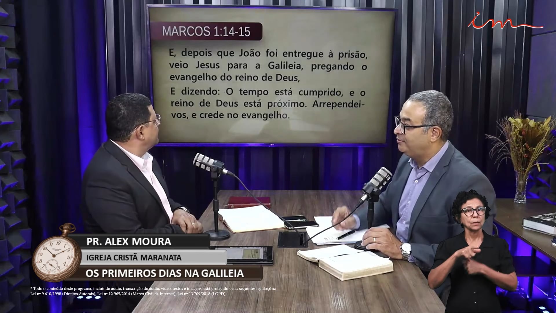 Os Primeiros Dias na Galiléia