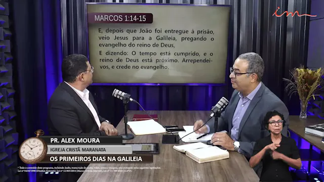 Os Primeiros Dias na Galiléia