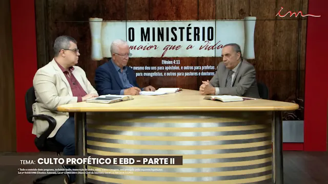 Culto Profético e EBD - Parte II