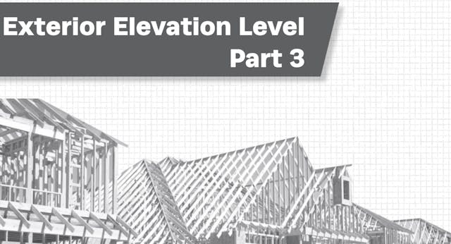 Exterior Elevation Level - Part 3