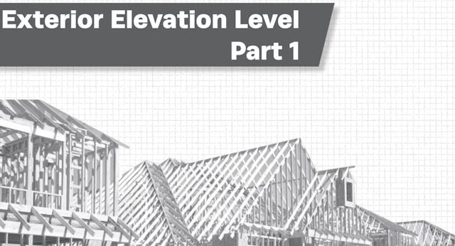 Exterior Elevation Level - Creating E...