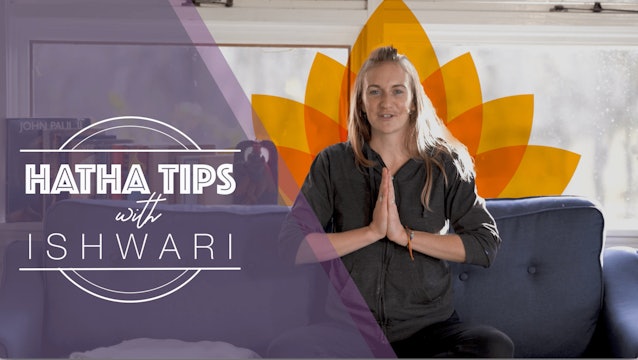 Hatha Yoga Tips: Yoga poses on the Couch, Tip 1 with Alex Ishwari
