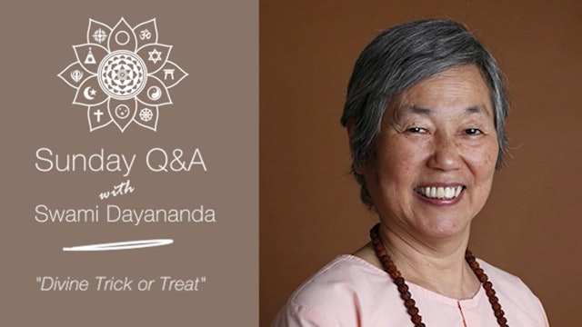 Divine Trick or Treat - Q&A with Swami Dayananda