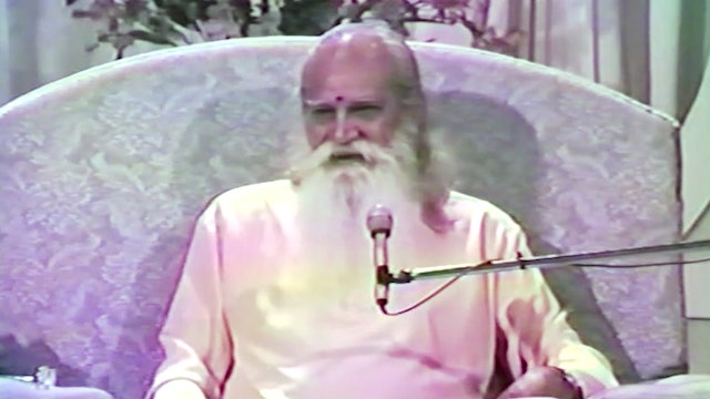 Times of Difficulty & Adversity: Satsang with Sri Swami Satchidananda