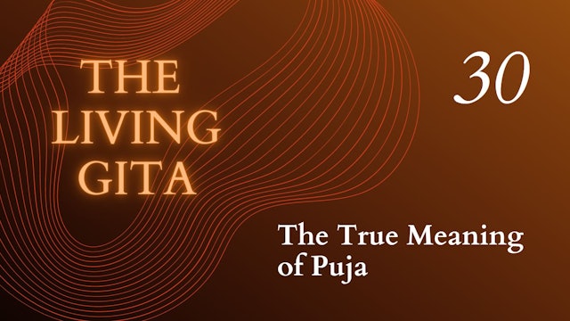 Part 30: The True Meaning of Puja