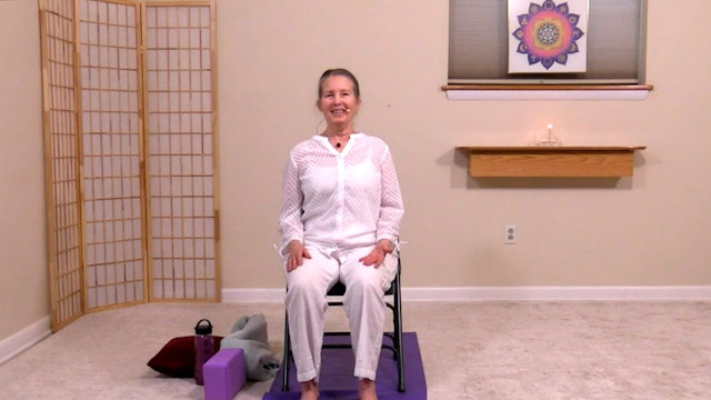 Level 1 Pranayama & Meditation in a Chair with Sridevi Jones
