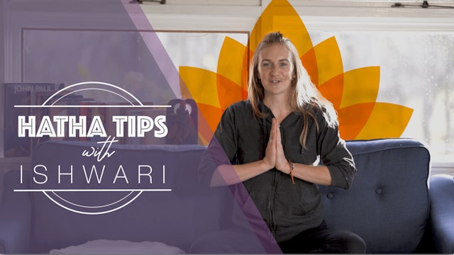 Hatha Yoga Tip: Ways to Feel Supported with Alex Ishwari