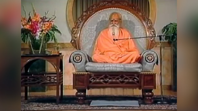 Dhyana, Meditation - A Talk by Sri Swami Satchidananda