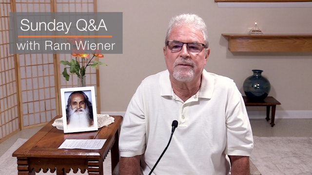Meditation and Daily Life - Q&A with Ram Wiener