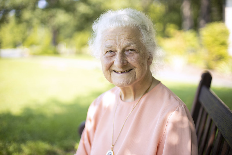 Swami Gurucharanananda 'Mataji', Senior Sannyasi