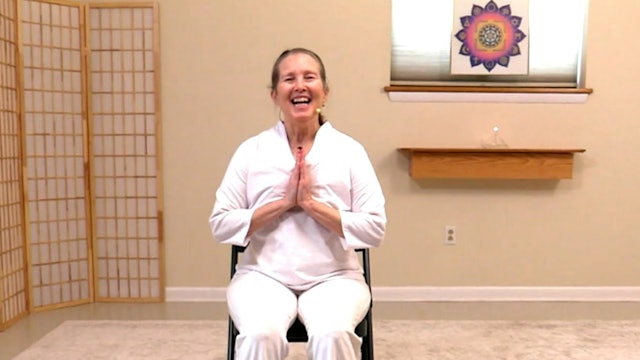 Chair Yoga - 15 Minute Class wth Sridevi Jones