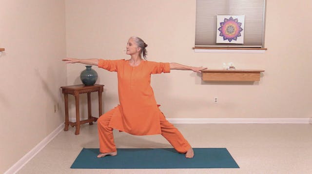 Hatha Yoga Tips: Warrior Pose with Sa...
