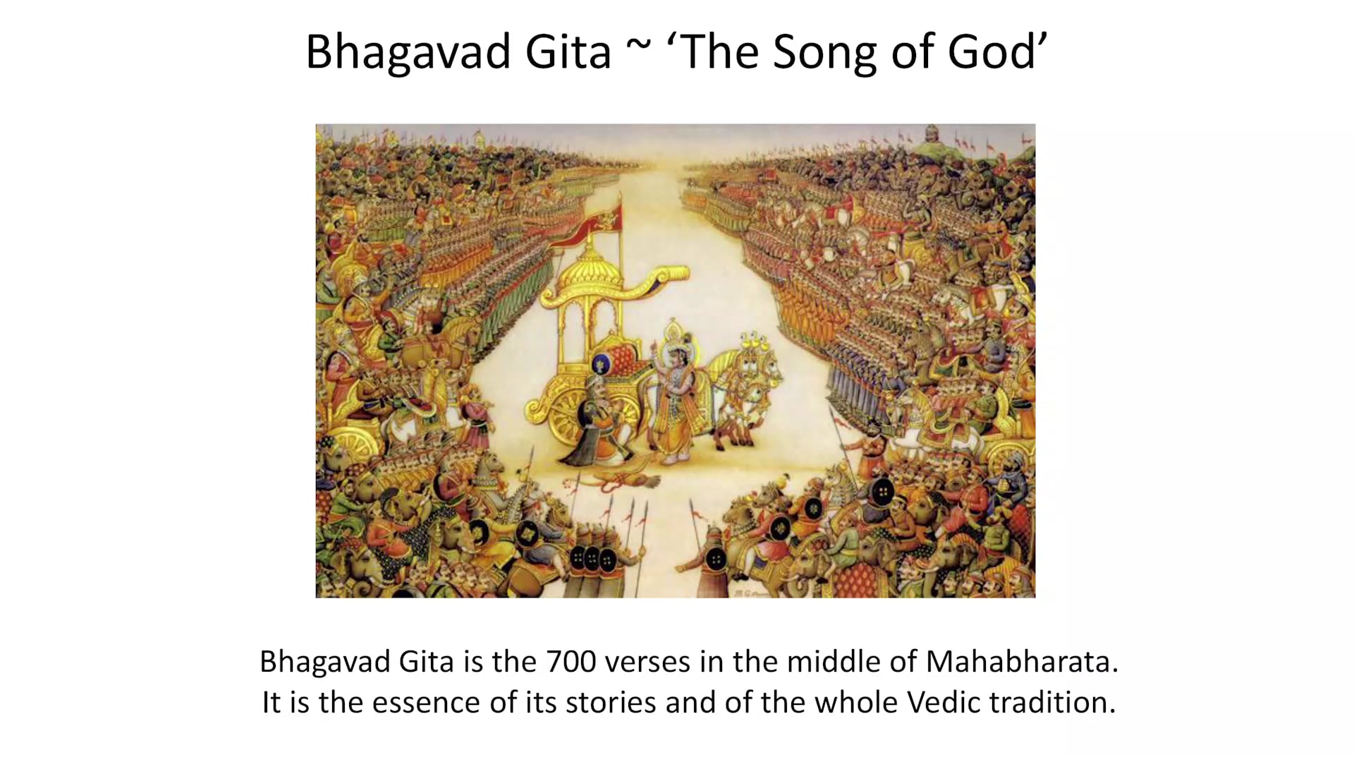 Introduction to the Bhagavad Gita with Swami Asokananda