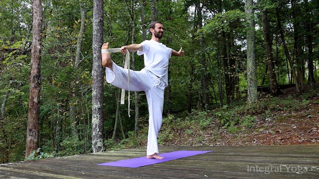 Hatha Yoga - The Sun Salutation Using Straps with Alex Ishwari