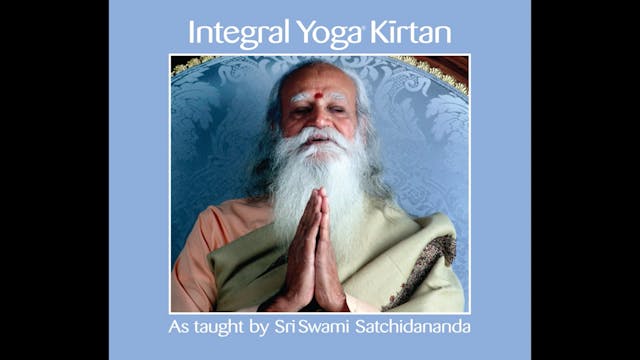 Integral Yoga Kirtan led by Sri Swami...