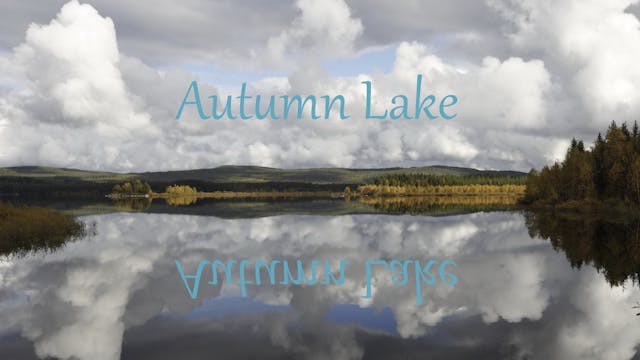 Autumn Lake - relax in Sweden's beautiful nature!