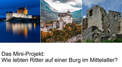Mini-Projekt: Ich erforsche Ritter und Burgen