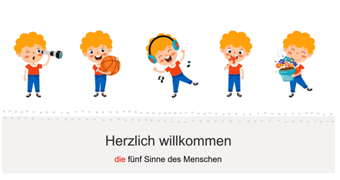 Mini-Projekt: Welche fünf Sinne hat der Mensch?