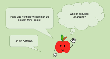 Mini-Projekt: Wie ernähre ich mich gesund?