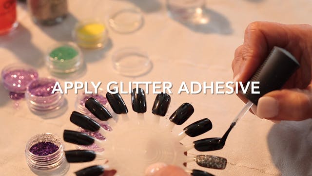 Nail Art - Glitter Technique