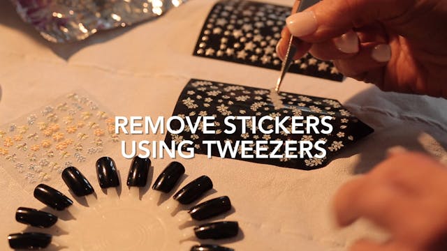 Nail Art-Stickers Or Transfers Technique