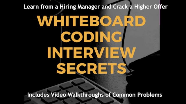 Software Engineering Coding Interview Secrets