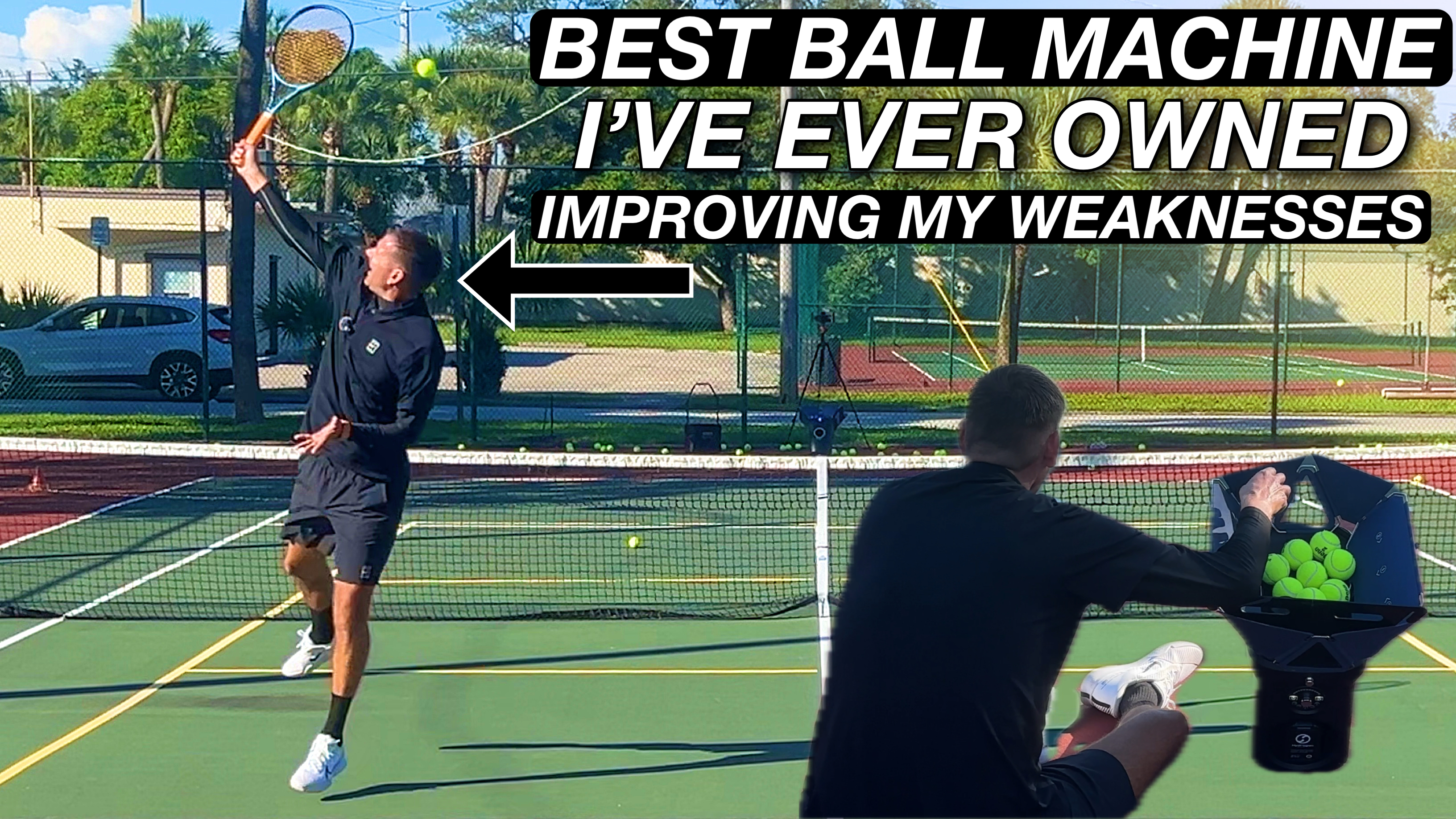 This NEW Ball Machine is Improving My Weaknesses | Net Game Footwork Drills