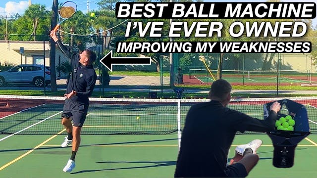 This NEW Ball Machine is Improving My...