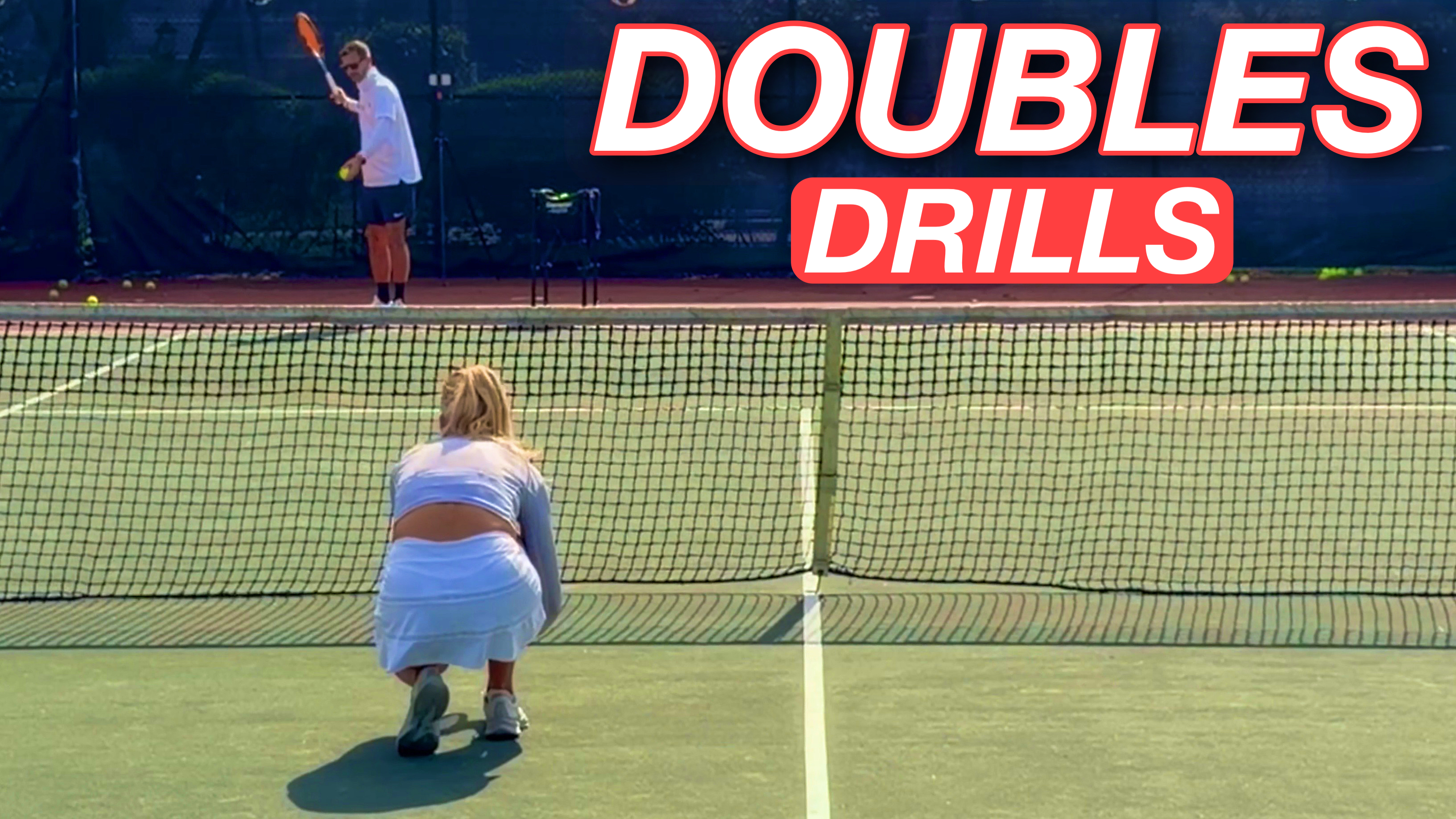 Doubles Drills for Two Players