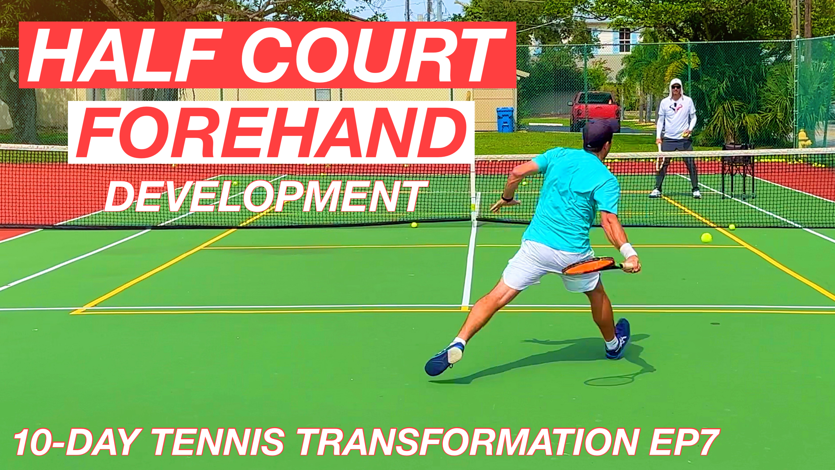 Intense Half Court Forehand Training