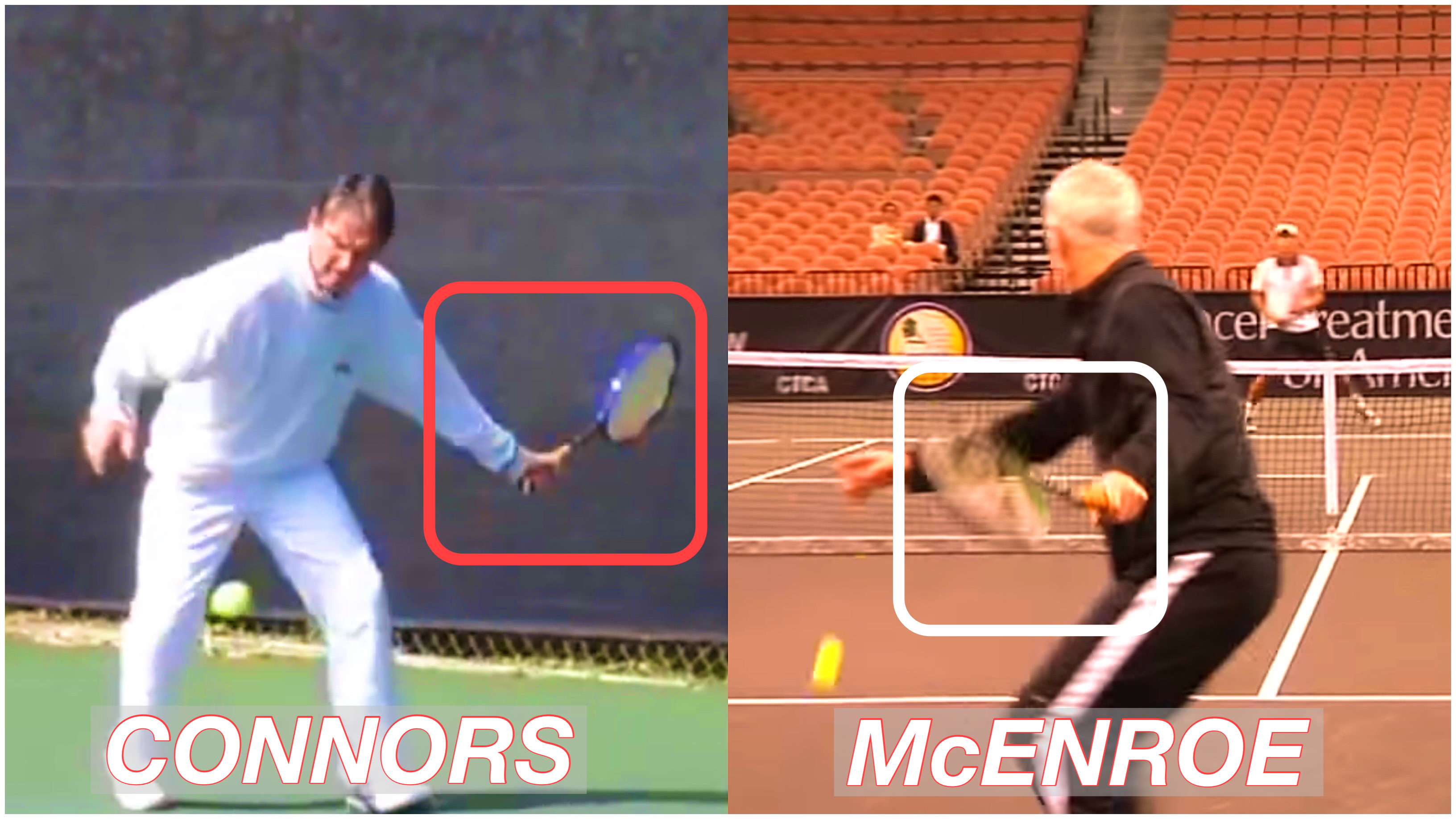 Should Connors & McEnroe Switch to a Modern Forehand?