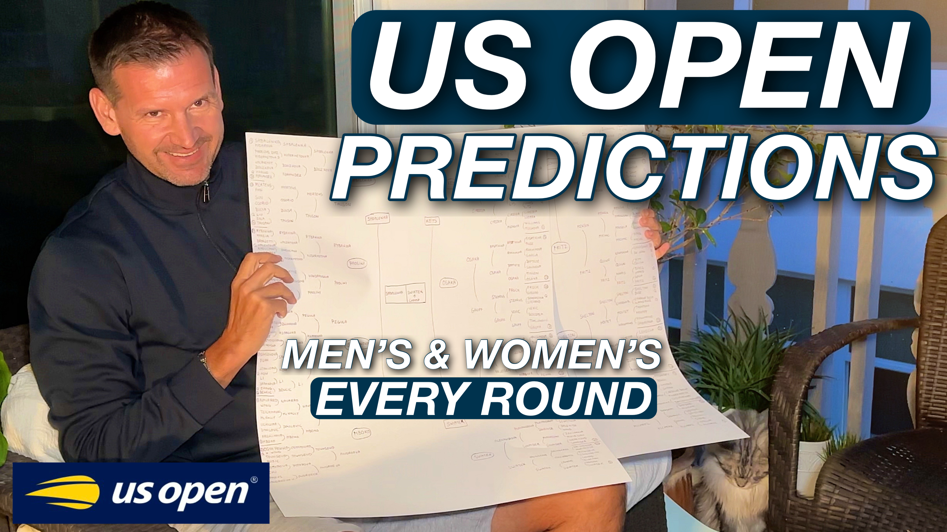 2025 Men’s & Women’s US Open Predictions | Every Round
