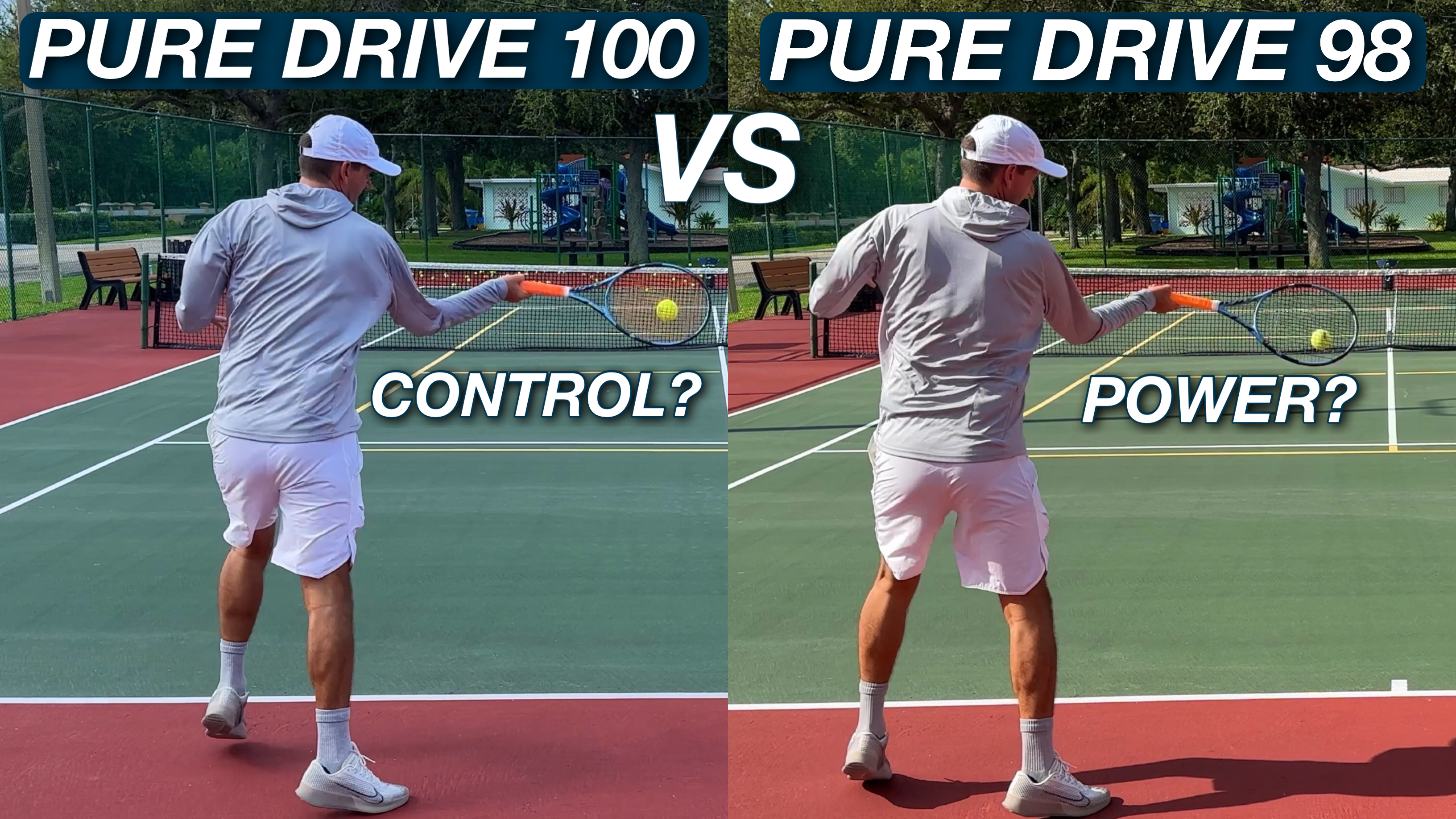 Babolat Pure Drive 100 vs 98 Comparison & Play Test