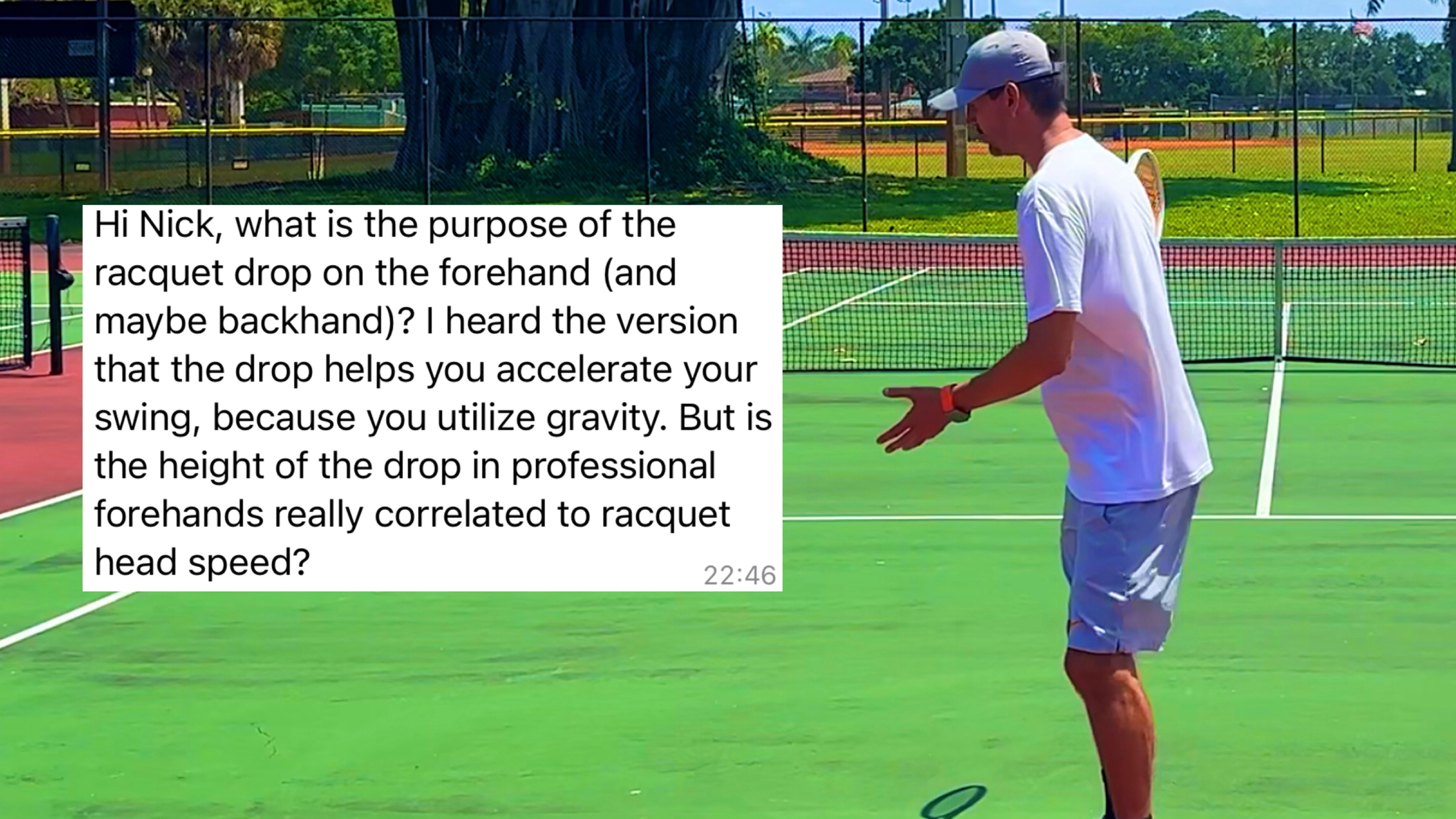 April 2023 Q&A | Forehand Racquet Drop | High Forehand Swing Path