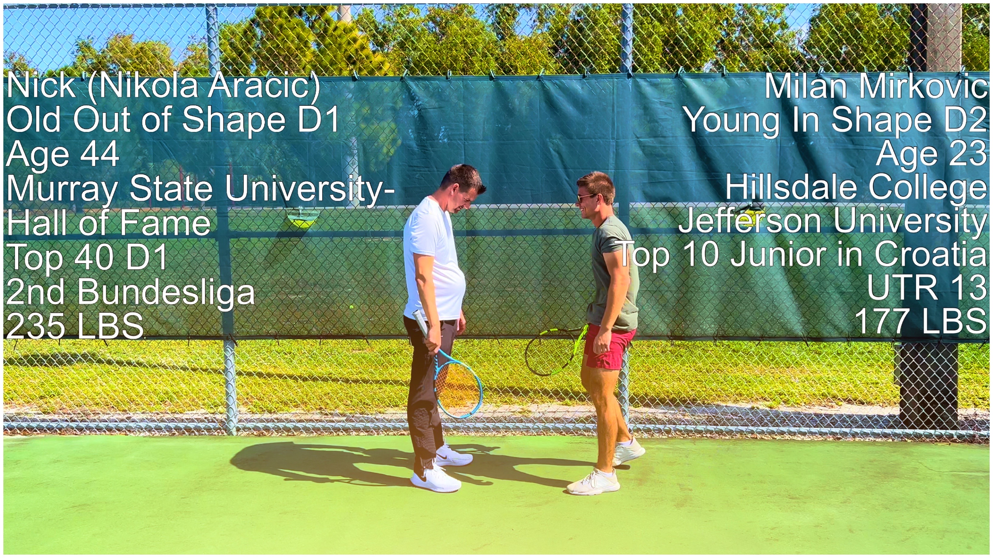 Old Out of Shape D1 vs Young in Shape D2 (Premium Version) | 2022