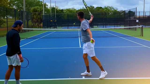 One-Handed Backhand Lesson with Shamir